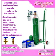 ถังออกซิเจน  ขนาด 1.5 คิว(10L) ถังลมออกซิเจนหายใจ OXYGEN ถังใหม่ ( ออกซิเจน Oxygen )