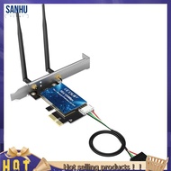 【SG36】EDUP WiFi 1200Mbps PCI-E Wireless Card BT4.0 Dual Band 2.4G/5GHz 802.11AC Network Card Desktop