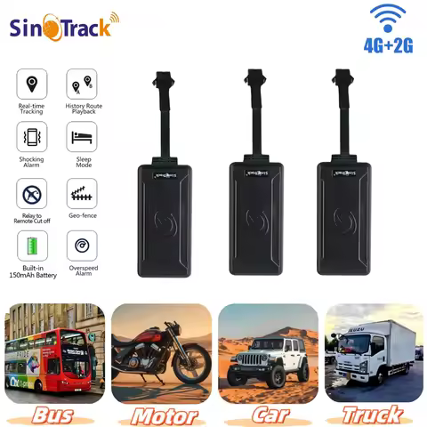 SinoTrack ST-901AL 4G+2G GPS tracker 3units Realtime Tracking Locator Device With Free Platform And 