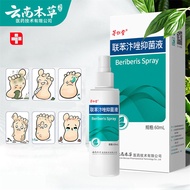 60ml Beriberis Spray Yunnan Herbal Athletes Foot Spray Anti itch Sweaty Dry Crack Foot Odor