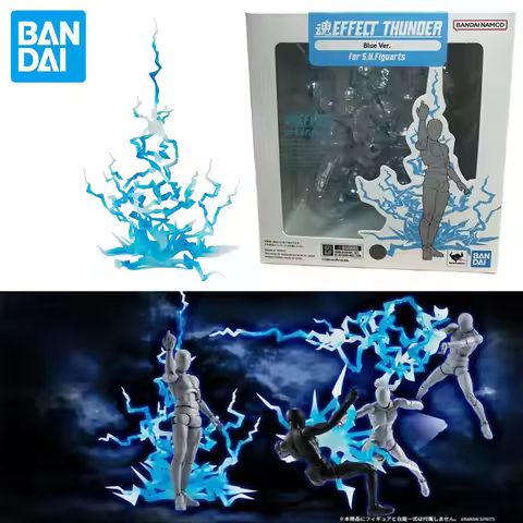 In Stock Bandai Original SHF Soul EFFECT Blue Lightning Effects Accessories Special Effects Anime Ac