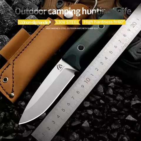 HUANGFU Cpm-s30v steel fixed blade wilderness hunting survival knife outdoor camping tool outdoor kn