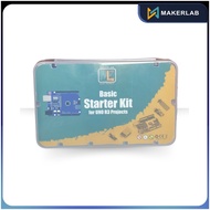 Makerlab Basic Starter Kit For Uno R3 With Tutorial Code Compatible with Arduino - Set C
