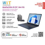 Lenovo IdeaPad Slim 3 15IRH10 83K100CMMJ /CNMJ (Intel Core i5-13420H/16GB-24GB RAM/512GB SSD/15.3" W