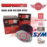 AIR FILTER K&N VF3I SYM 185 /BENELLI RFS150i ESPADA