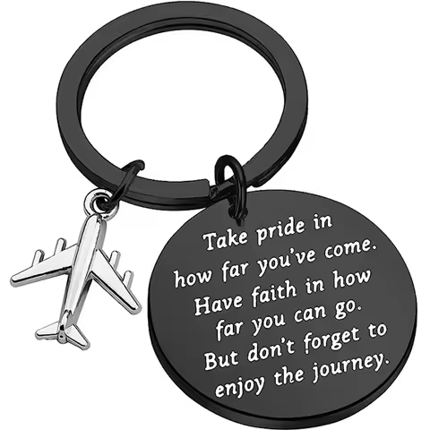 Airplane Keychain Pilot Gift Future Pilot Gift New Pilot Flight Attendant Graduation Gifts Aviation 