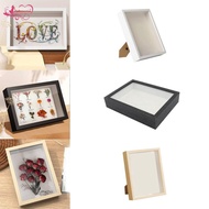 [Abbraccia] Dried Flower Display Frame Box DIY Shadow Box Frame Wooden Collection 3cm Inside Depth A