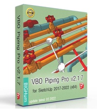 VBO Piping Pro v2.1.7 for Sketchup 2021-2023 ปลั๊กอินสร้างระบบท่อ ( ทักแชท Read chat)