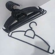8Pcs Dark Grey Laundry Hanger Hangers Multifunction Length 38cm Height 18cm thickness 0.4cm Hanger S