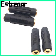ESTRENAR 3.5mm to 3.5mm Female Jack, Earphone Jack Plug Car AUX Connector Stereo Connector, MP3 DVD 