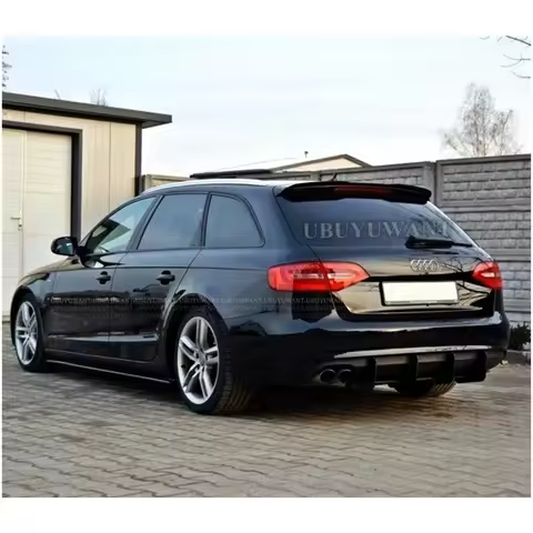 Roof Spoiler for Audi A4 B8 Avant / Allroad 2008-2016 ABS Plastic Spoiler Rear Wing Car Tail Wing De