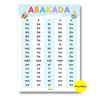 LAMINATED NEW ABAKADA CHART A4 SIZE2022