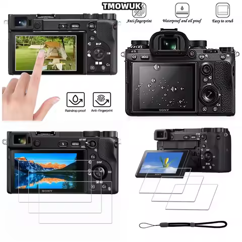 Anti-Scratch 9H Tempered Glass Cover For Sony Alpha A6600 A6000 A6100 A6300 A6400 A5000 NEX-7/6/5/5N