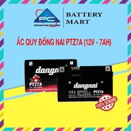 Ắc Quy Đồng Nai PTZ7A 12V-7Ah cho xe máy Atila Piagio Spacy Vespa Zip Môtô