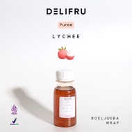 Delifru - Lychee Puree, Syrup 0cal Repack [30, 50, 100] g