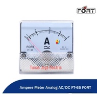 Analog Ampere Meter AC/DC FORT (Type FT-65)