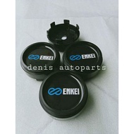 Enkei black cylinder rim cap 1 set