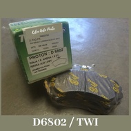 D6802/TWI BRAKE PAD FRONT WAJA1.6,ARENA,ALZA,S40 1.8