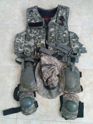 vest us army marpat airsoftgun + assessories