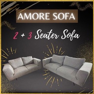 2+3 Seater Sofa/2 or 3 Seater Sofa/5 Seater Sofa/Fabric Sofa/Scandinavian sofa/Living Sofa/Modern Sofa/Simple Sofa