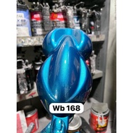 Cat biru metalik pu/cat biru magnesium jenis PU 200ml Cat Otomotif Cat Mobil