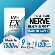 [Vitanad+] Vitamin B12 1500mcg Complex (120 Days) for Nerve Health & Numbness Relief, 9 Active Ingre