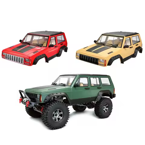 313mm 12.3" Wheelbase Plastic Cherokee Body Car Shell for 1/10 RC Crawler Axial SCX10 & SCX10 II 900