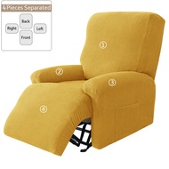 Polar Fleece Recliner Cover Split Relax All-inclusive Lazy Boy Chair Cover Lounger Single Couch Sofa