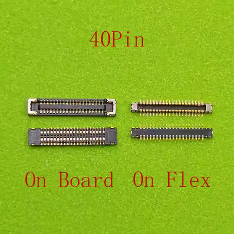 2-5PCS 40pin USB Charger Charging Port FPC Connector On Board For Xiaomi Note 8 7 Note7pro/Note 9 5G
