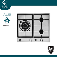 EF HBAG360VSA 58cm 3-Burner Built-In Gas Hob PUB/LPG (Stainless Steel)