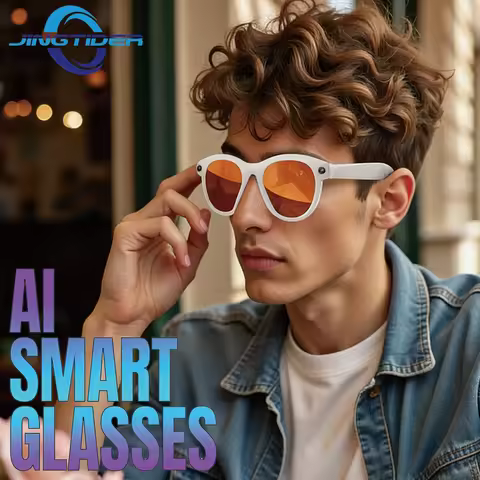 M88 Men Women AI Smart Camera Glasses Video Record AI Real Time Translation Object Recognition Bluet