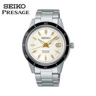 Seiko Presage 💯(Ori) Men Automatic SRPG03J1 Vintage Style 60’s Cream Mechanical Watch / Seiko Men Watch / Jam Seiko