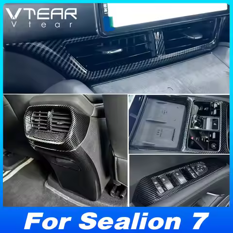 BYD Car Sealion 7 Accessories For BYD Sealion 7 2024-2026 Carbon Fiber Interior Modification Accesso