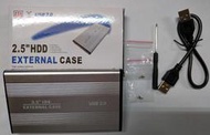 【電腦周邊】鋁製 2.5吋 IDE介面硬碟專用 高速USB 2.0 外接式硬碟盒 硬碟外接盒 隨身碟 (A060)