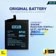 WIXEL Baterai XiaoMi BP40 Redmi K20 / K20 Pro / Mi 9T / Mi 9T Pro Double Power Real Capacity Origina