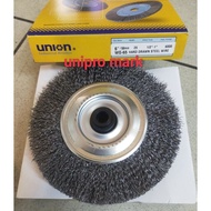 WG-65 STEEL WIRE DISH BRUSH/WHEEL BRUSH 150MM-6 IN WIRE 0.5 UNION