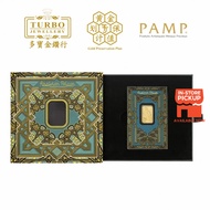 TURBO [5G] PAMP Arabian Falcon Gold Bar 9999Gold