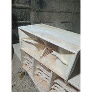 Miniature box sound 4 to 6 inches made of 9 mm plywood