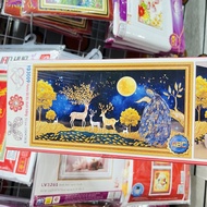 Tranh Đính Đá Hươu Tài Lộc - Giàu Sang Phú Quý (Lv588Lv589Lv590) ngọc thịnh cn h22