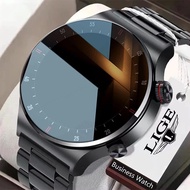 LIGE Jam Tangan Smartwatch For Men Outdoors Sport Waterproof Bluetooth Call Android iOS Blood Pressu