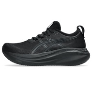 ASICS : 1012B753.001 GEL-NIMBUS 27 WOMEN RUNNING ผู้หญิง รองเท้าวิ่ง ของแท้  BLACK/GRAPHITE GREY