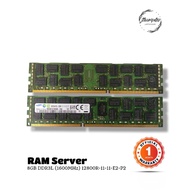 Ram Server 8GB DDR3L PC3L-12800R ECC Registered 1600MHz 2RX4 Memory Server
