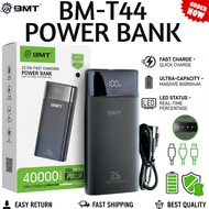BM-T44 40000mAh High Performance Powerbank 22.5W Fast Charge Portable Battery Backup Reliable Travel