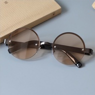 098 Men s Reading Glasses Round Eyeglasses for Farsightedness Women Retro Half Frame Hyperopia EO0