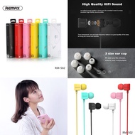 Original Remax Heavy Bass Stereo Music Earbuds 3.5mm Wired Crazy Robot Earphone Noise Reduce Headset with HD Mic RM-502