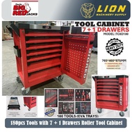 Torin BigRed 180pcs Tools with 7 + 1 Drawers Roller Tool Cabinet BRTC8D180 - Manufacturer limited li