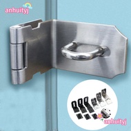 AHTY 90 Degree Lock Catch, Stainless Steel Burglar-proof Padlock Clasp,  Hardware 90 Degrees Househo