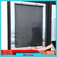 OTOHEROES Window Curtain Pull Roller Blind Sun Protection Suction Cups - OT-1