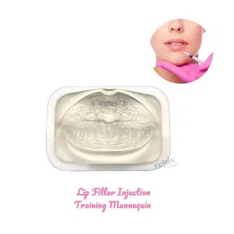 Transparent Lip Filler Injection Mannequin Tattoo Practice Lips Makeup Practice Realistic Stimulated