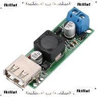 FKILA Buck Module, Single USB DC12V 24V DC-DC Converter Module, Step Down Converter 6V-35V To 5V 3A 